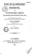 Encyclopédie moderne, ou dictionnaire abrégé des sciences, des lettres et des arts...