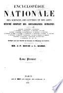 Encyclopédie nationale des sciences, des lettres et des arts