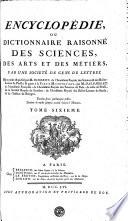 Encyclopédie, ou dictionnaire raisonné des sciences, des arts et des métiers