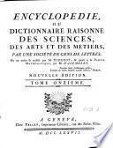 Encyclopédie, ou dictionnaire raisonné des sciences, des arts et des métiers