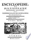 Encyclopedie ou dictionnaire universel raisonne des connoissances humaines mis en ordre par M. De Felice