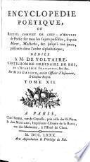 Encyclopédie poétique, ou, Recueil complet de chef-d'œuvres de poésie