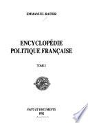 Encyclopédie politique française