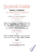 Encyclopédie socialiste, syndicale et coopérative de l'Internationale ouvrière