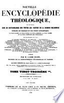 Encyclopédie théologique: Dictionnaire des prophéties et des miracles