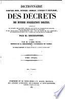 Encyclopédie théologique: Dictionnaire dogmatique, moral, historique, canonique, liturgique et disciplinaire, des décrets des diverses congregations romaines