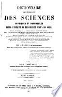 Encyclopédie théologique: Dictionnaire historique des sciences physiques et naturelles
