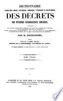 Encyclopedie Theologique, ou Serie de Dictionnaires sur toutes les parties de la Science Religieuse ... publiee par M. l'Abbe Migne (etc.)