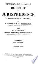 Encyclopedie Theologique, ou Serie de Dictionnaires sur toutes les parties de la Science Religieuse ... publiee par M. l'Abbe Migne (etc.)