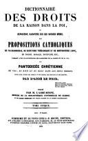 Encyclopedie Theologique, ou Serie de Dictionnaires sur toutes les parties de la Science Religieuse ... publiee par M. l'Abbe Migne (etc.)