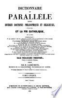 Encyclopedie Theologique, ou Serie de Dictionnaires sur toutes les parties de la Science Religieuse ... publiee par M. l'Abbe Migne (etc.)