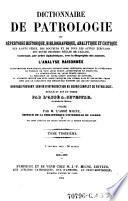 Encyclopedie Theologique, ou Serie de Dictionnaires sur toutes les parties de la Science Religieuse ... publiee par M. l'Abbe Migne (etc.)