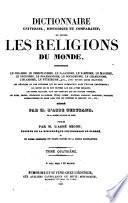 Encyclopedie Theologique, ou Serie de Dictionnaires sur toutes les parties de la Science Religieuse ... publiee par M. l'Abbe Migne (etc.)