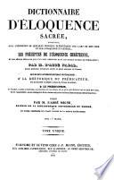 Encyclopedie Theologique, ou Serie de Dictionnaires sur toutes les parties de la Science Religieuse ... publiee par M. l'Abbe Migne (etc.)