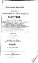 Encyklopädisches französisch-deutsches und deutsch-französisches Wörterbuch ...: Th. Deutsch-französisch