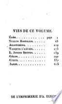 Enee. Tullus Hostilius. Aristomene. Tarquin L'Ancien. L. Junius Brutus. Gelon. Cyrus. Jason