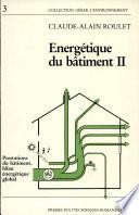 ENERGETIQUE DU BATIMENT.