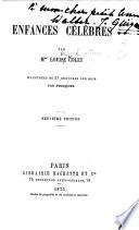 Enfances célèbres ... Neuvième édition
