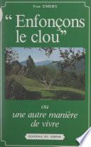 Enfonçons le clou
