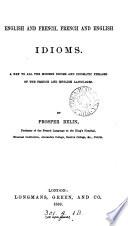 English and French, French and English idioms