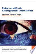 Enjeux et défis du développement international