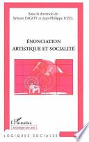 Énonciation artistique et socialité