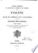 Enquête: Industrie métallurgique