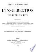 Enquète parlementaire sur l'insurrection du 18 mars 1871