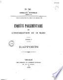 Enquête parlementaire sur l'insurrection du 18 mars 1871