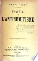 Enquête sur l'antisémitisme