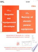 Enquête sur l'équipement électrique