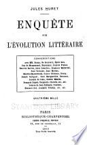 Enquête sur l'évolution littéraire