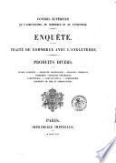 Enquete traité de commerce avec l'Angleterre