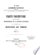 Enquêtes sur les actes du gouvernement de la Défense nationale