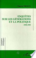 Enquêtes sur les générations et la politique