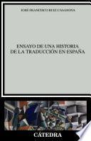 Livre Ensayo de una historia de la traducción en España