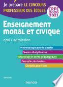 Enseignement moral et civique - Oral, admission - CRPE 2020-2021