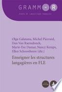Enseigner les structures langagières en FLE