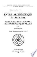 Entre arithmétique et algèbre