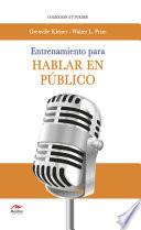 Livre Entrenamiento para hablar en público