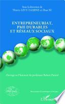 Entrepreneuriat, PME durables et réseaux sociaux