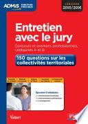 Entretien avec le jury - 150 questions sur les collectivités territoriales - Catégories A et B