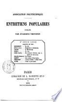 Entretiens populaires publiés par Évariste Thévenin