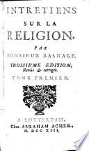 Entretiens sur la religion