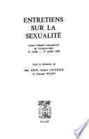 Entretiens sur la sexualité