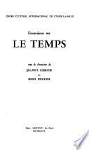 Entretiens sur le temps