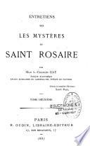 Entretiens sur les mystères du St Rosaire