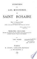 Entretiens sur les mystères du St Rosaire