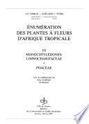 Énumération des plantes à fleurs d'afrique tropicale