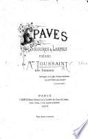 Épaves, Sourires, et Larmes. Poésies